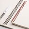 Lined Journal Spiral Notebook 5.7" x 8.22" - 4 Pack 640 Pages 100gsm Thick Paper, A5 Small Notebooks College Ruled, Plastic Hardcover Journals